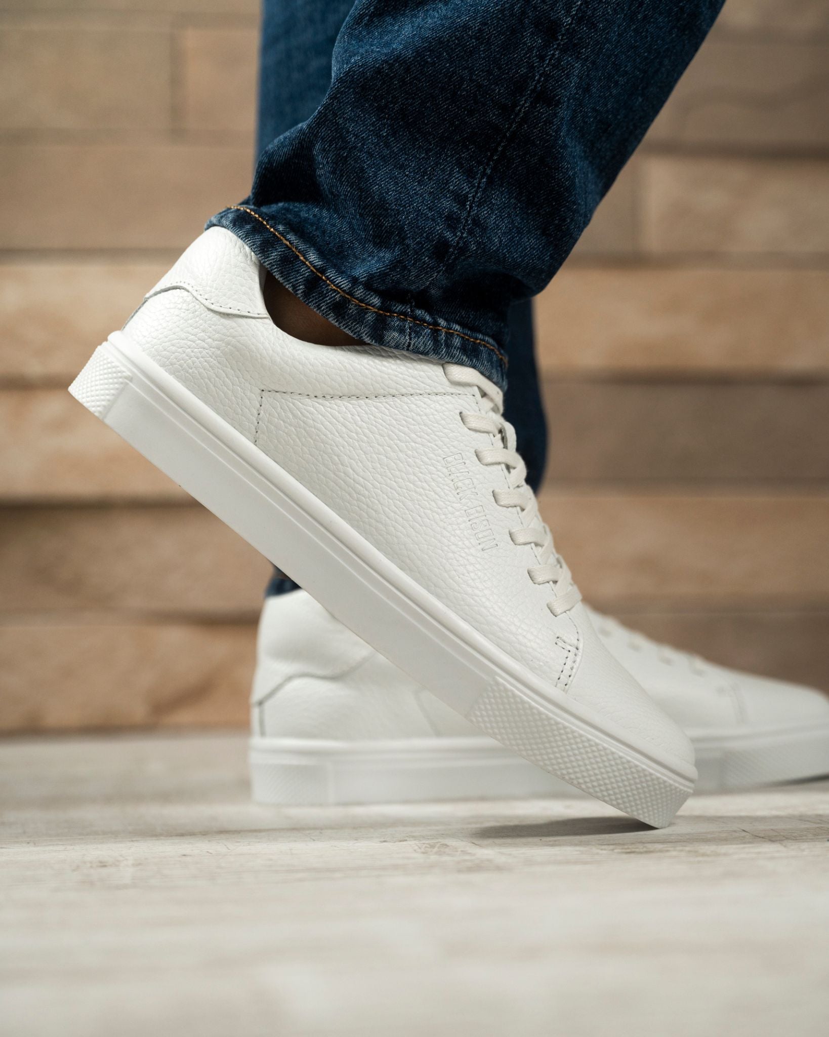 zapato cuero blanco 101