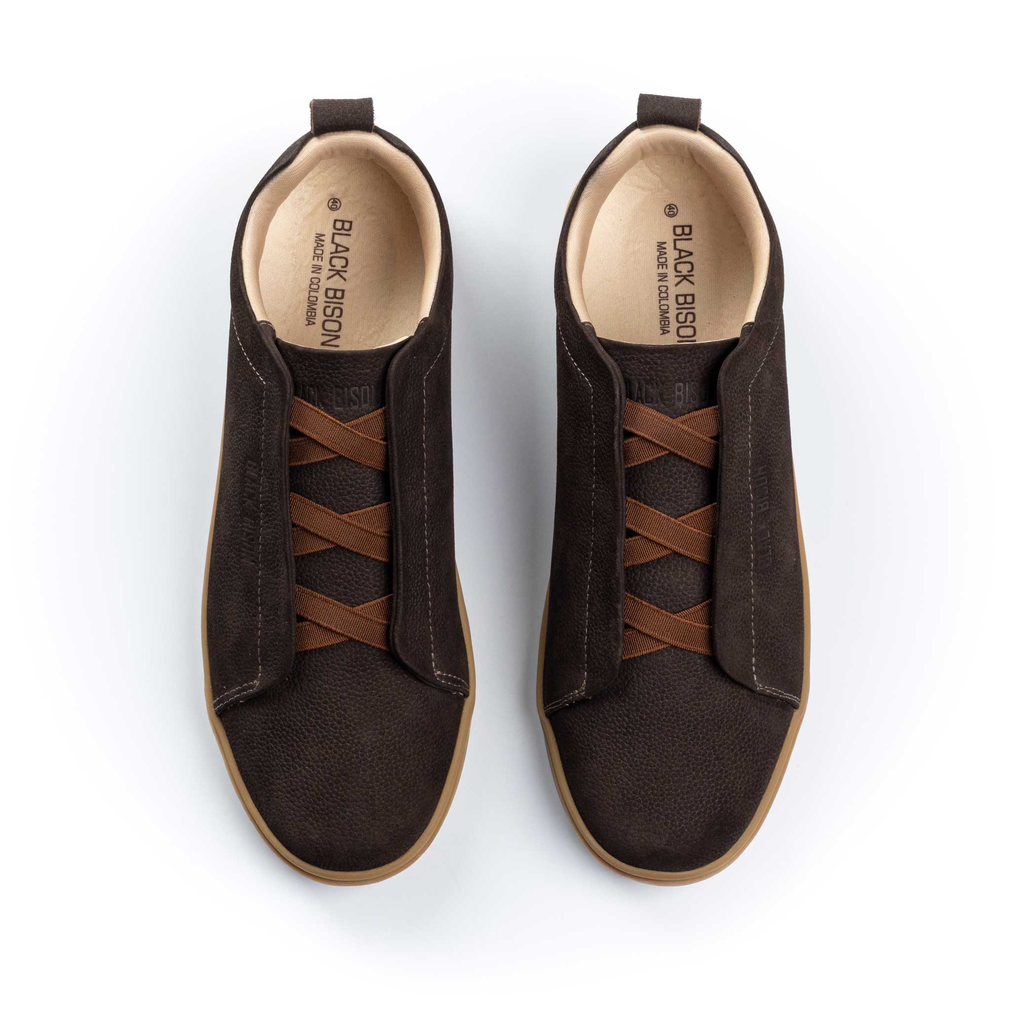 Cuero Nobuck Café - BLACK BISON
