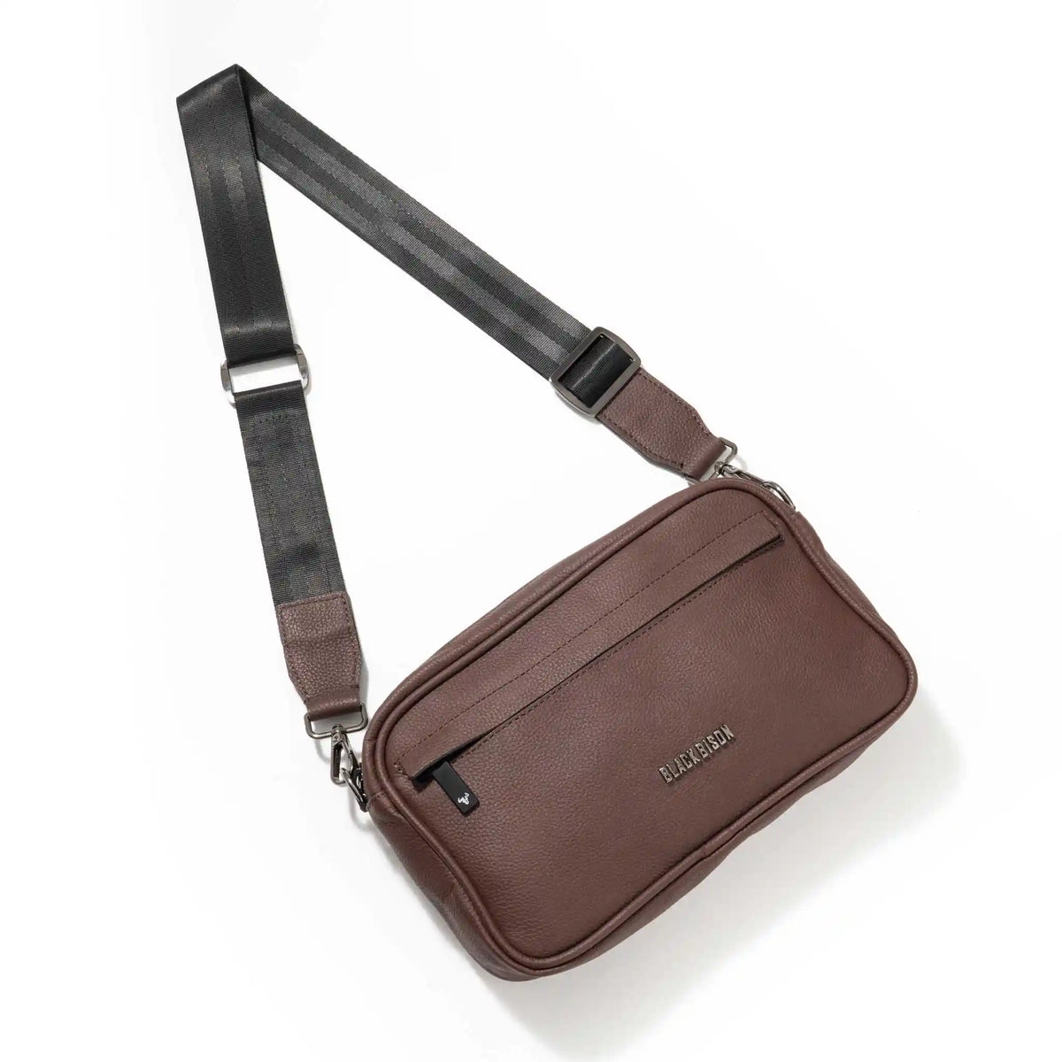 Bolso Manos Libres Neo en Cuero Coñac - BLACK BISON