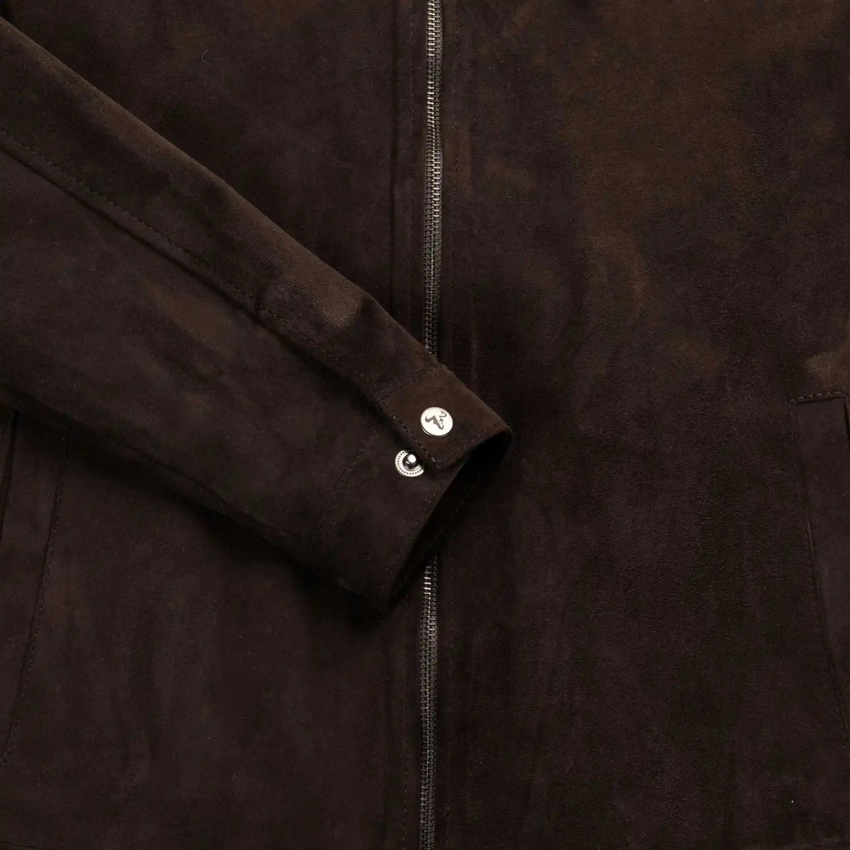 Chaqueta Gatsby Café de Cuero para Hombre - BLACK BISON