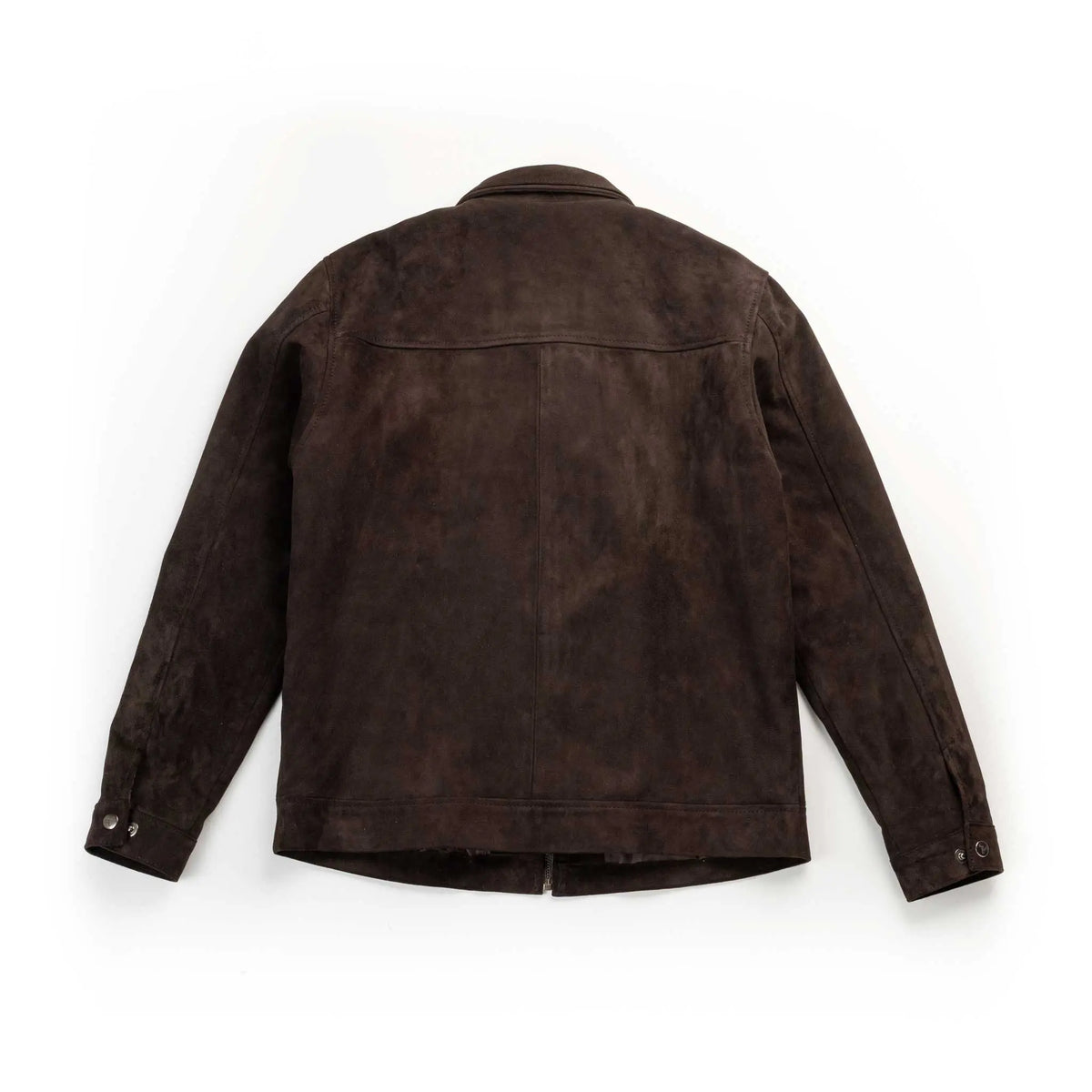 Chaqueta Gatsby Café de Cuero para Hombre - BLACK BISON