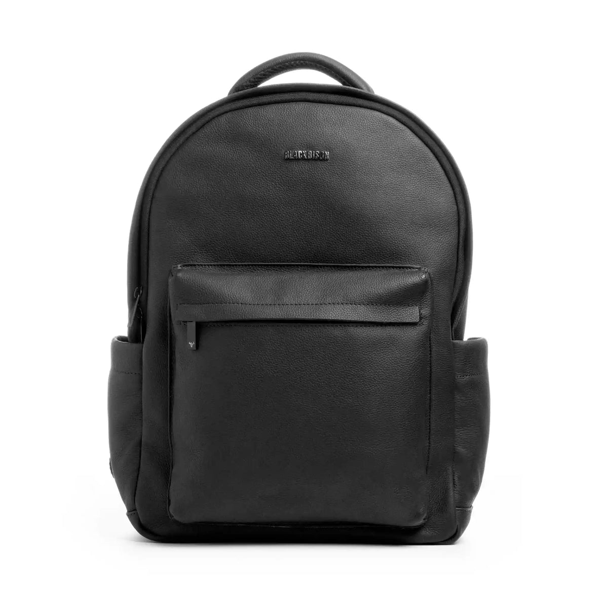 Morral Enzo Negro de Cuero para Hombre vista frontal
