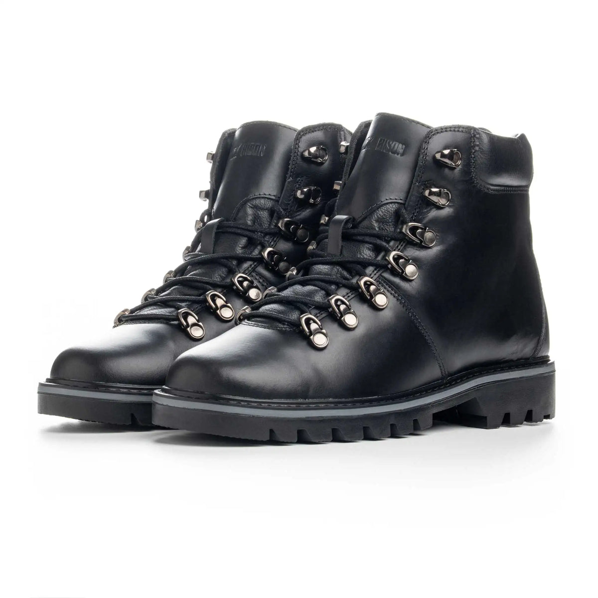 Bota Denver Negra de Cuero para Hombre - BLACK BISON