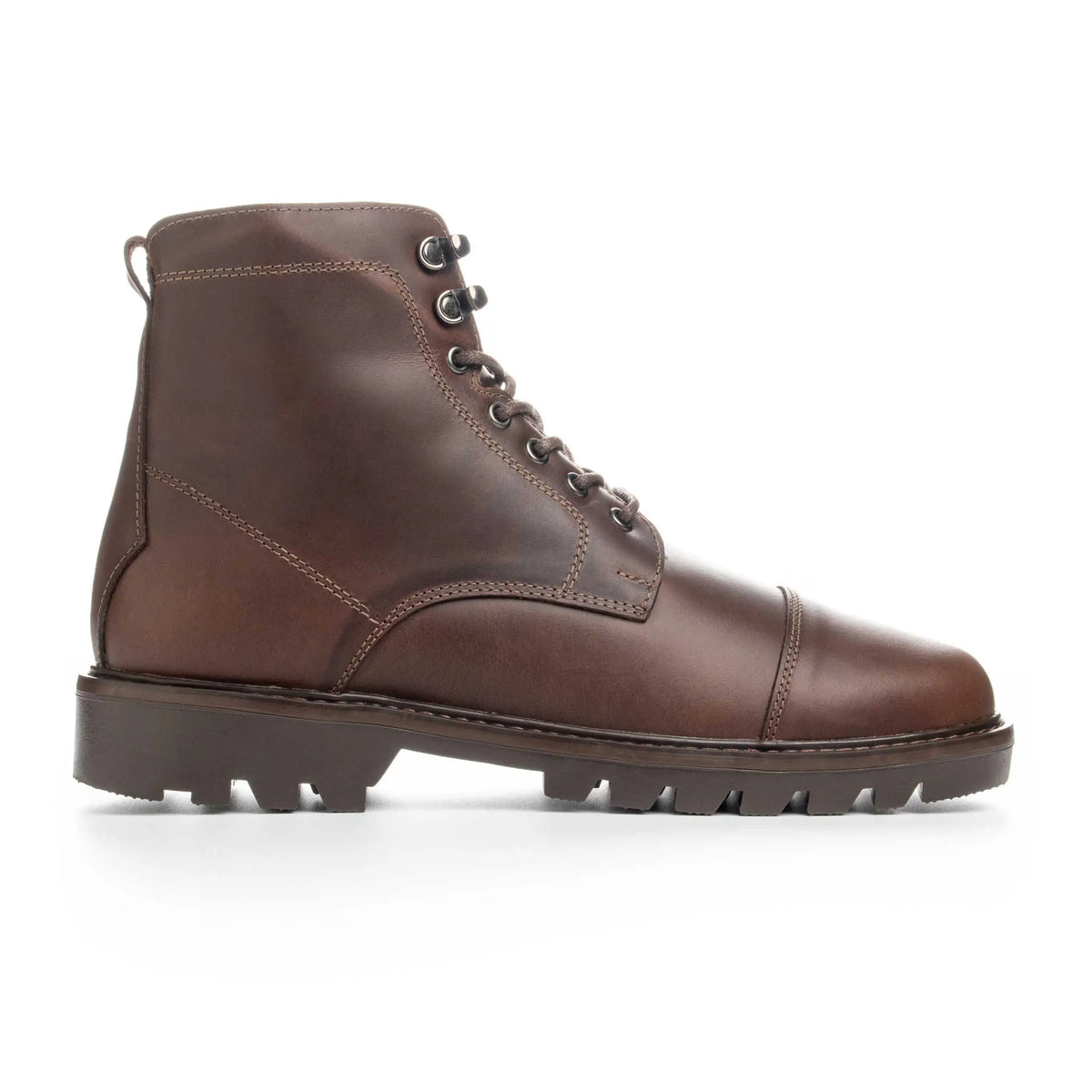 Bota Hunter Café de Cuero para Hombre - BLACK BISON