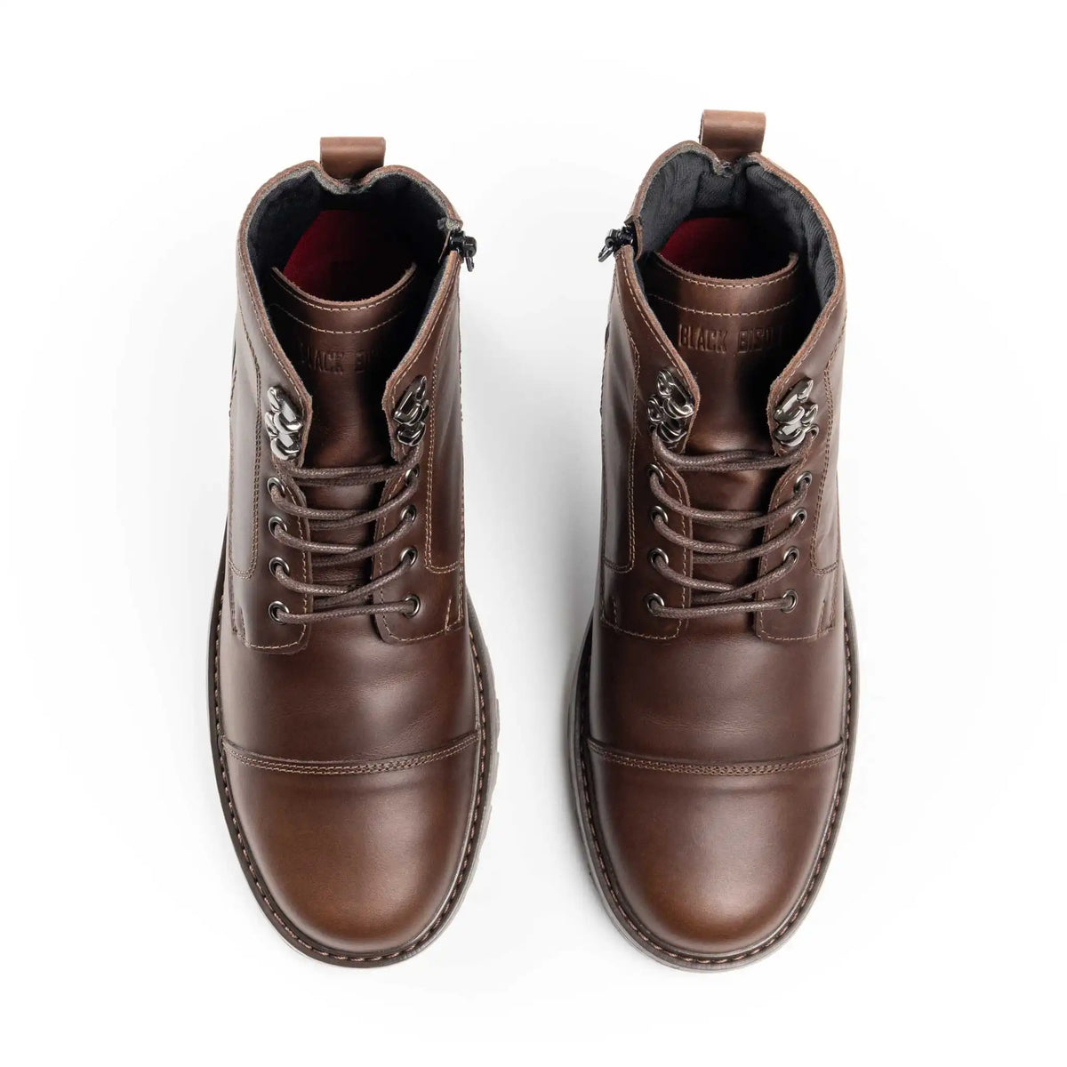 Bota Hunter Café de Cuero para Hombre - BLACK BISON