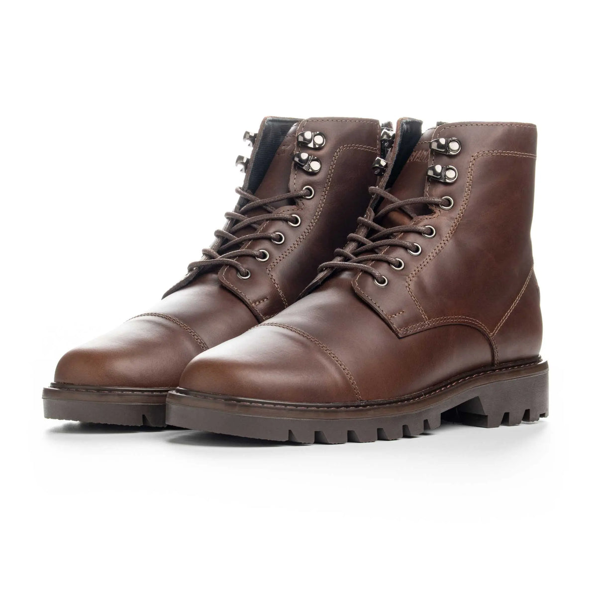 Bota Hunter Café de Cuero para Hombre - BLACK BISON