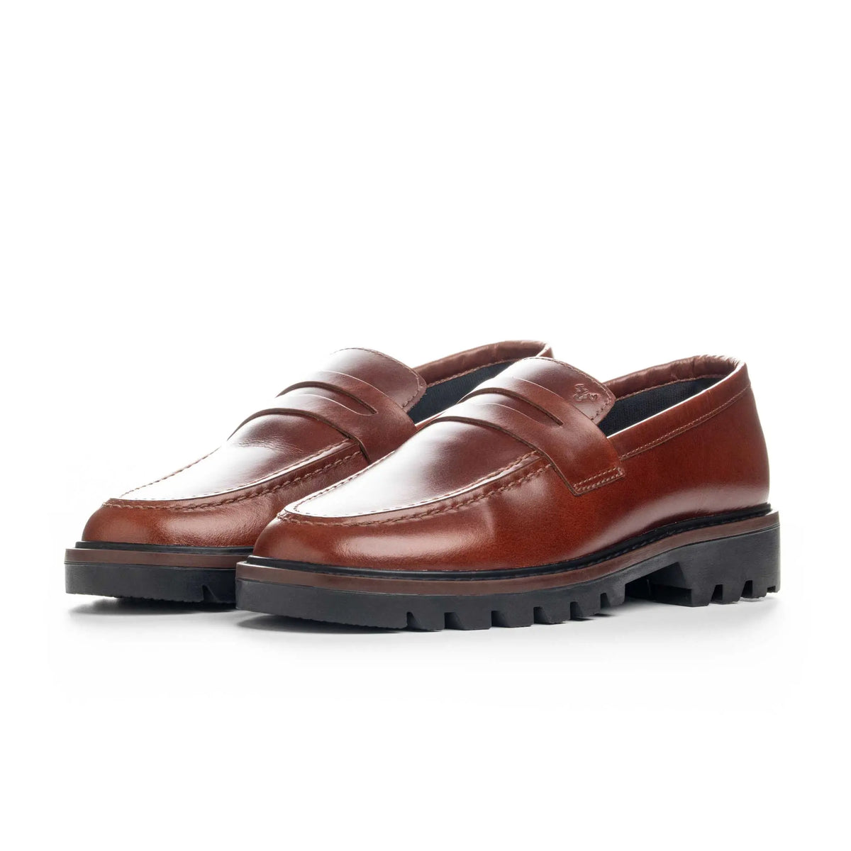 Mocasín Jasper Coñac de Cuero para Hombre - BLACK BISON