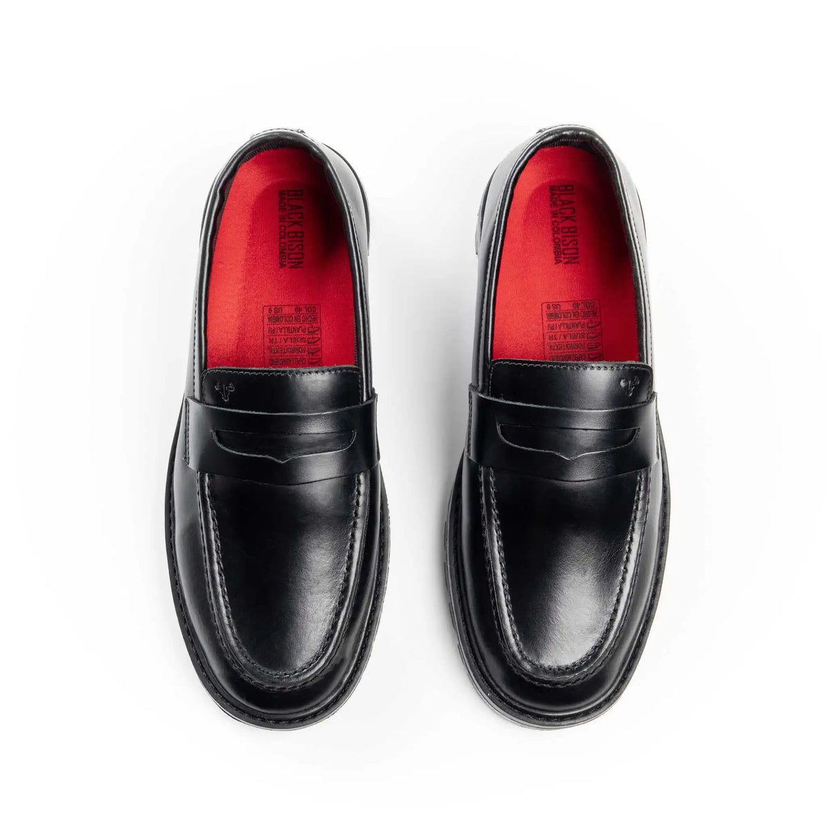Mocasín Jasper Negro de Cuero para Hombre - BLACK BISON