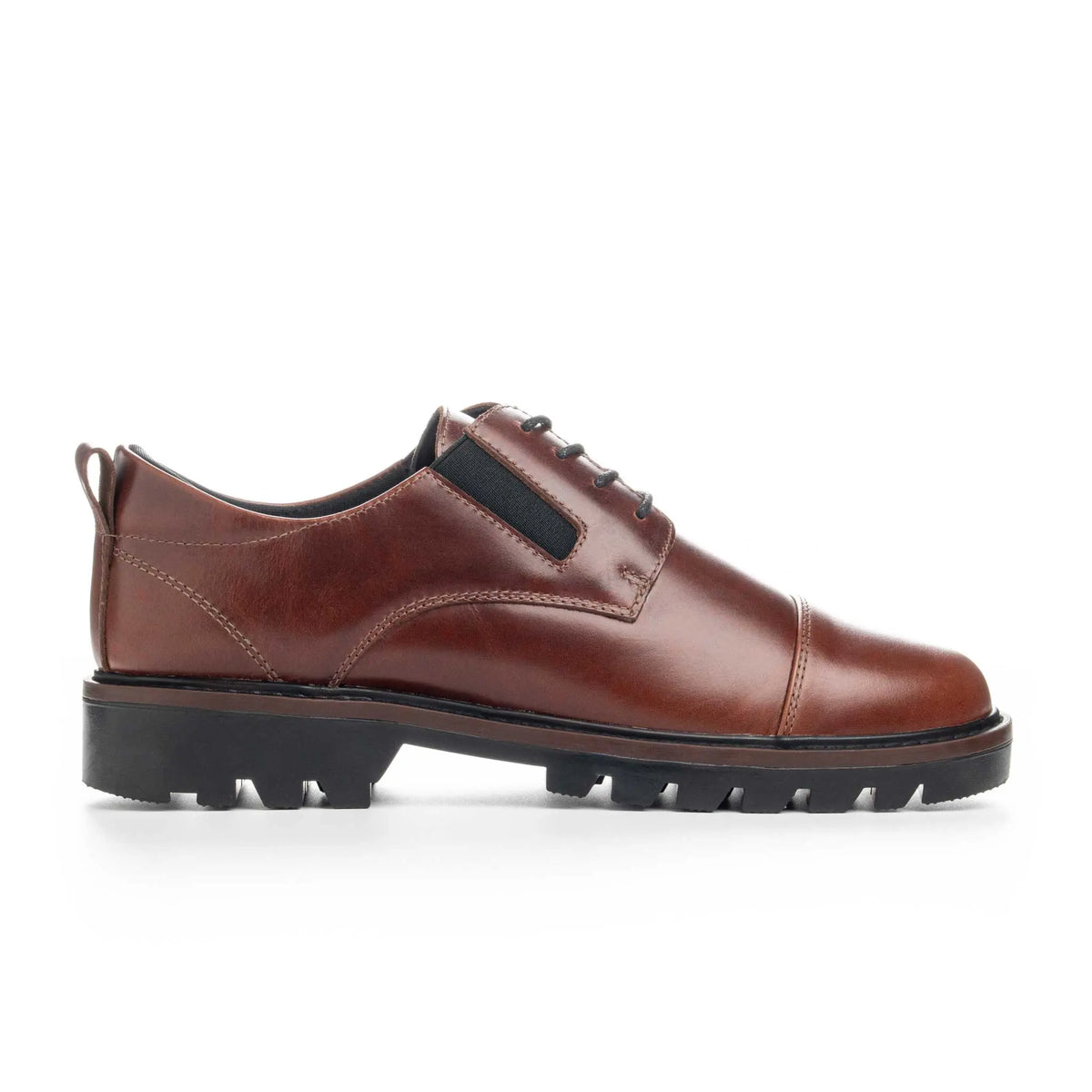 Zapato Monroe Coñac de Cuero para Hombre - BLACK BISON