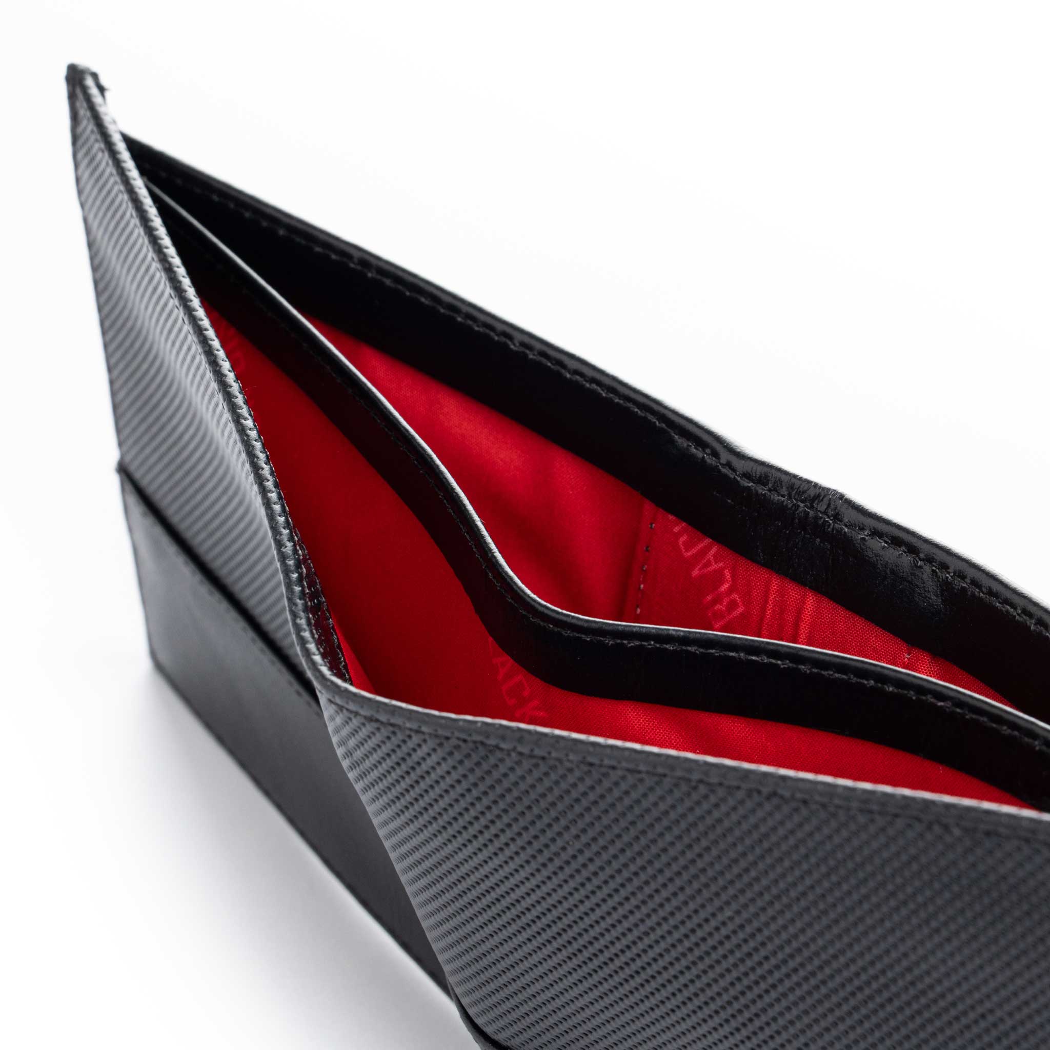 Billetera Horizontal en Cuero Negra para Hombre