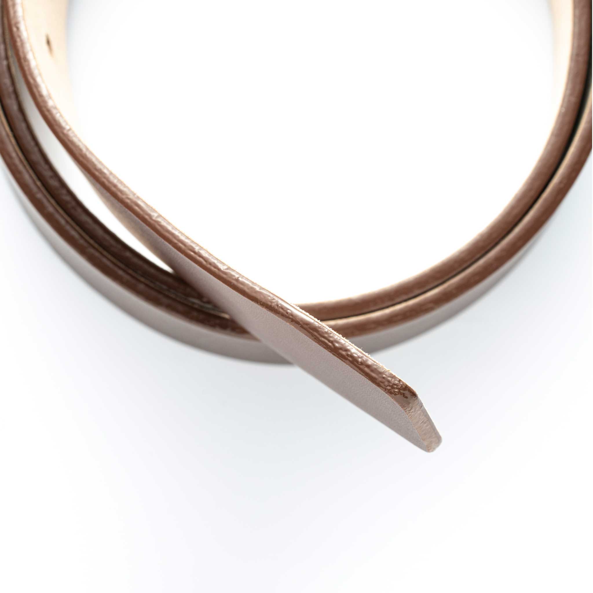 Cinturon Cuero Liso Café - BLACK BISON