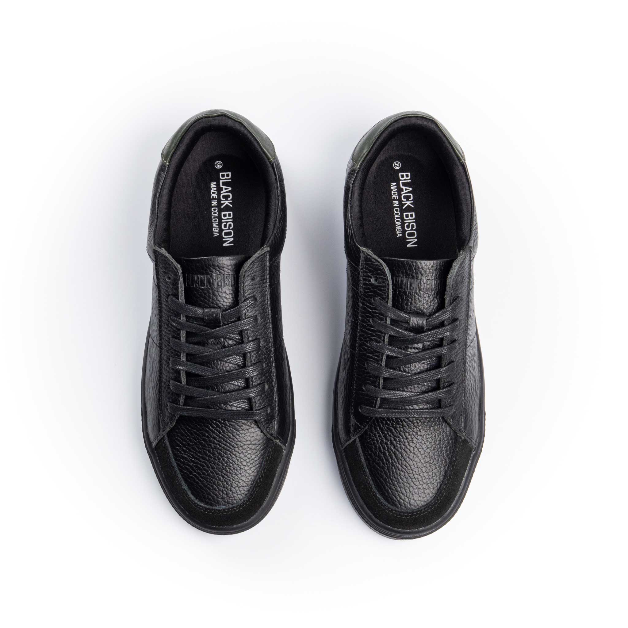 Flouther Negro y Verde - BLACK BISON