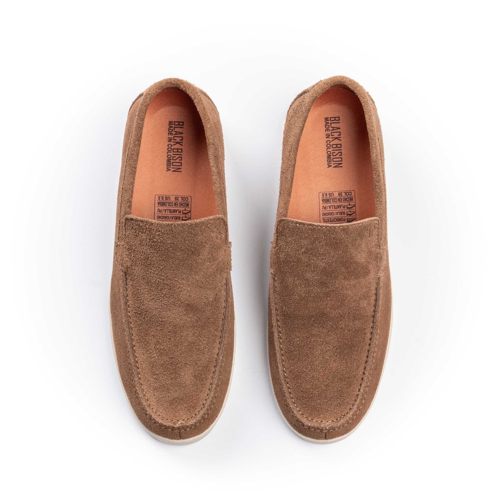 Cuero Carnaza Cafe Claro 1752 - BLACK BISON