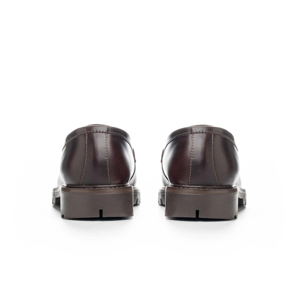 Mocasín Jasper Café de Cuero para Hombre - BLACK BISON