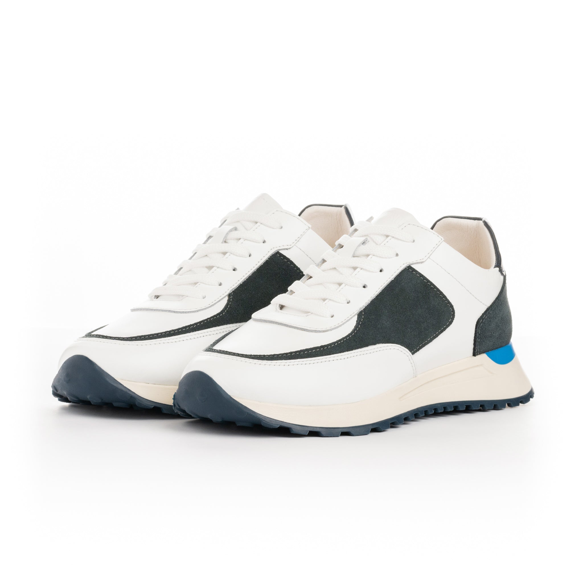 Ferragamo Blanco, Gris y Azul - BLACK BISON