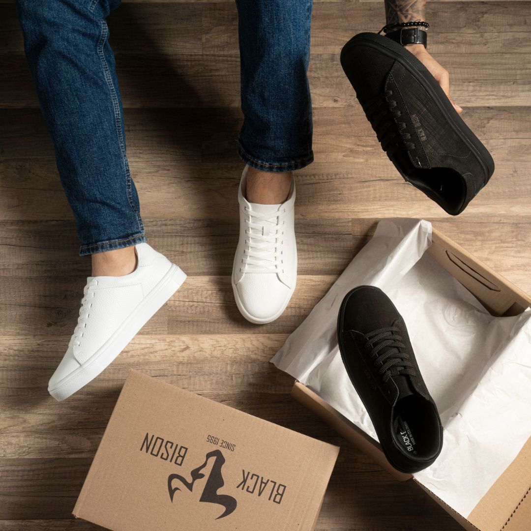 combo de zapato blanco mas negro
