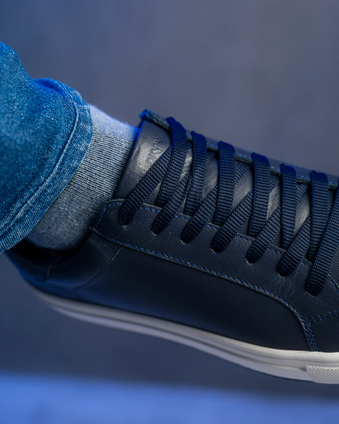 cordones valentino azul 702