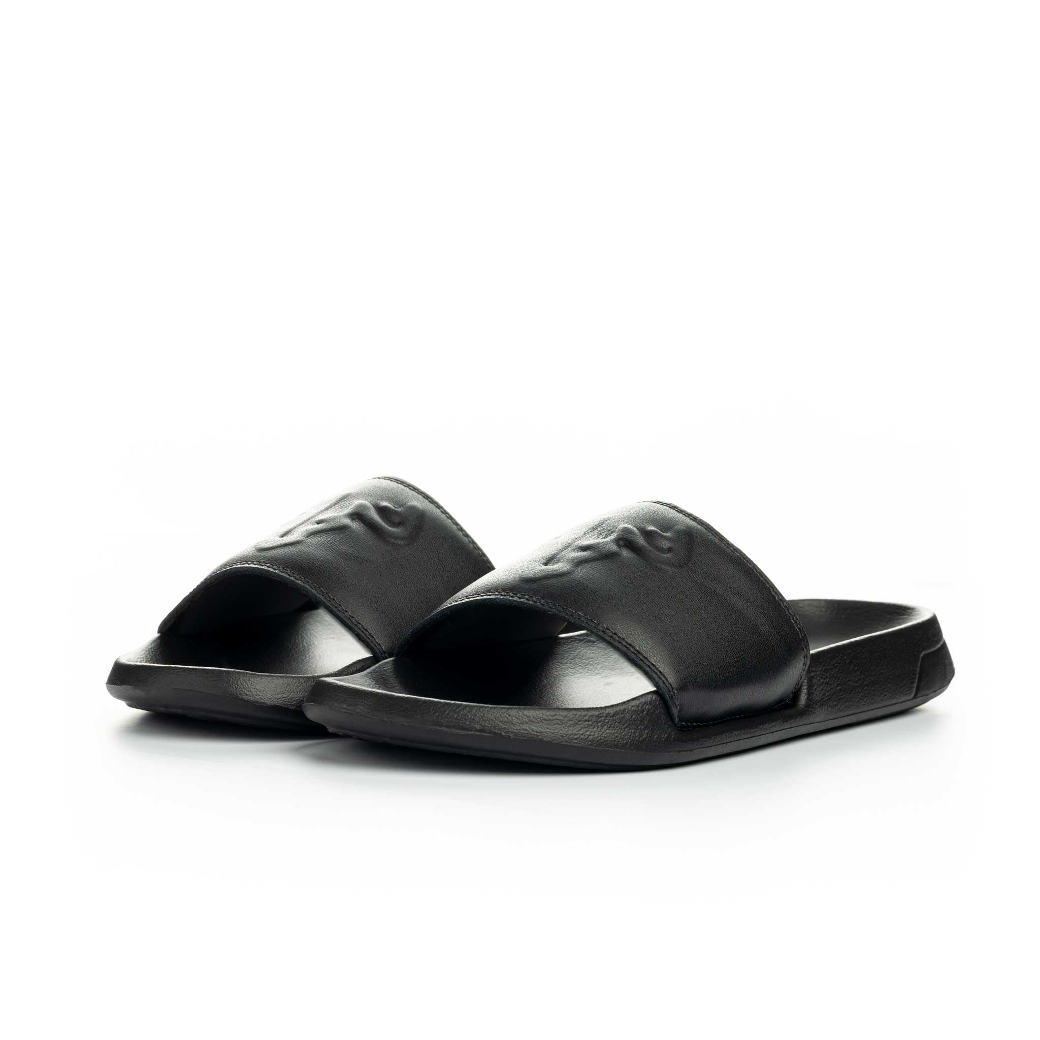 Sandalia Plana Valentino Negro - BLACK BISON