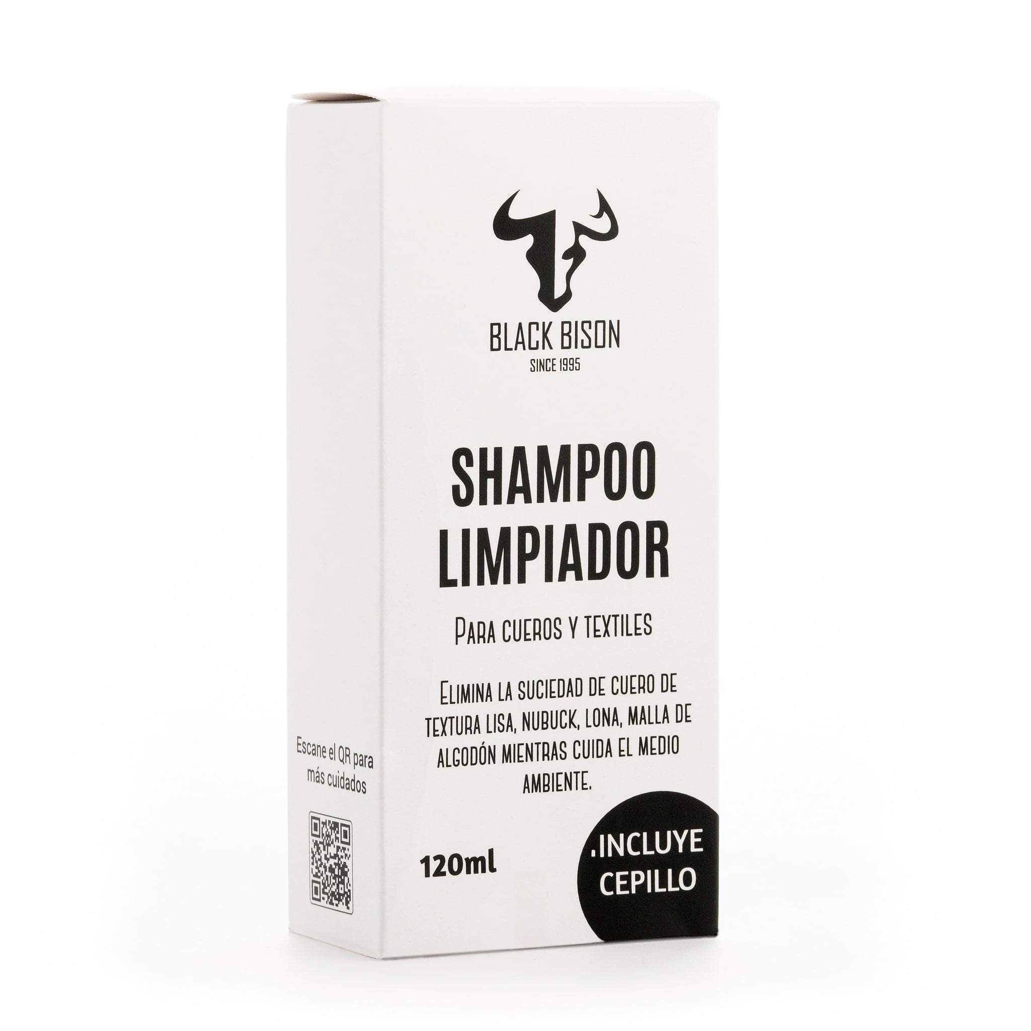 Kit shampoo limpiador y cepillo nilon - BLACK BISON
