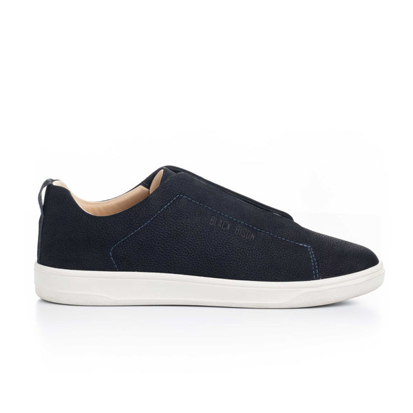 Cuero Nobuck Azul Navy - BLACK BISON