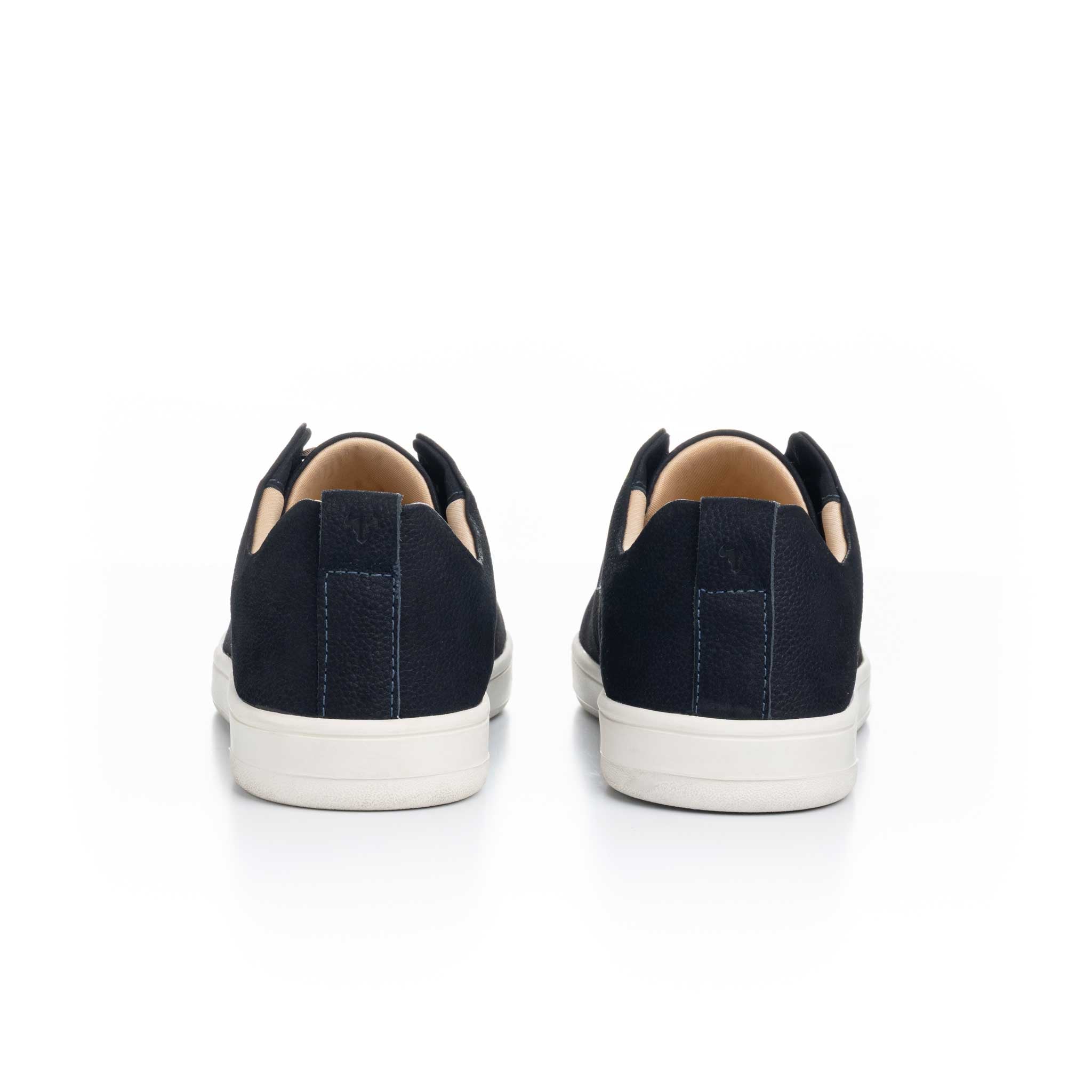 Cuero Nobuck Azul Navy