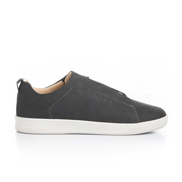 Cuero Nobuck Gris Asfalto - BLACK BISON