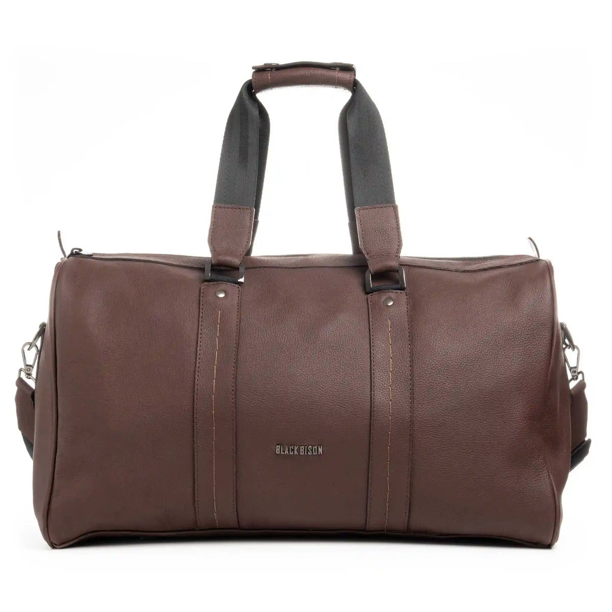 Bolso de Viaje Atlas Coñac en Cuero para Hombre frontal