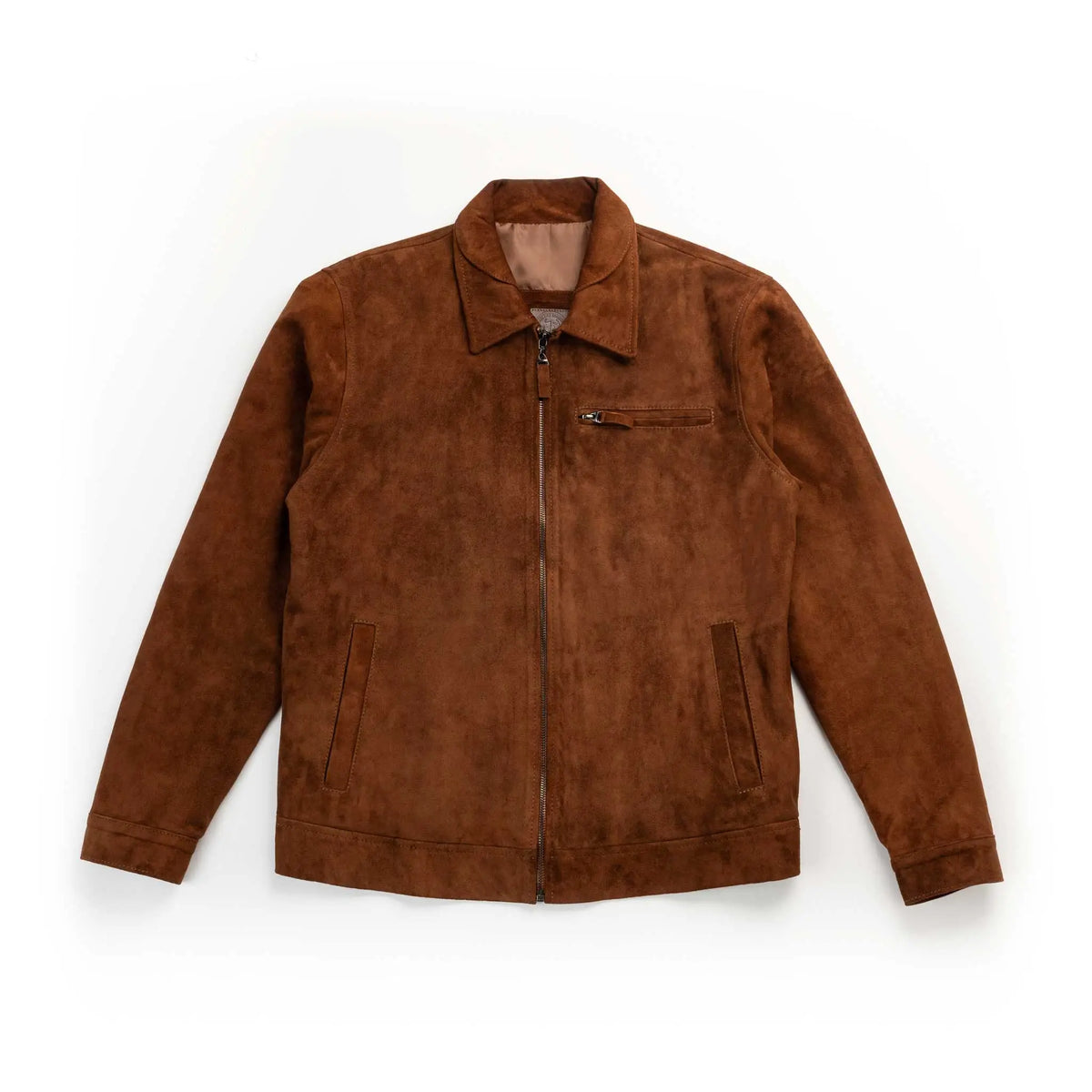 Chaqueta Gatsby Miel de Cuero para Hombre - BLACK BISON