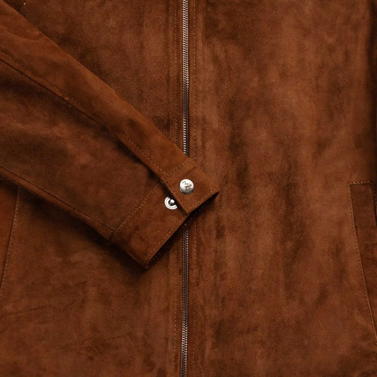 Chaqueta Gatsby Miel de Cuero para Hombre - BLACK BISON