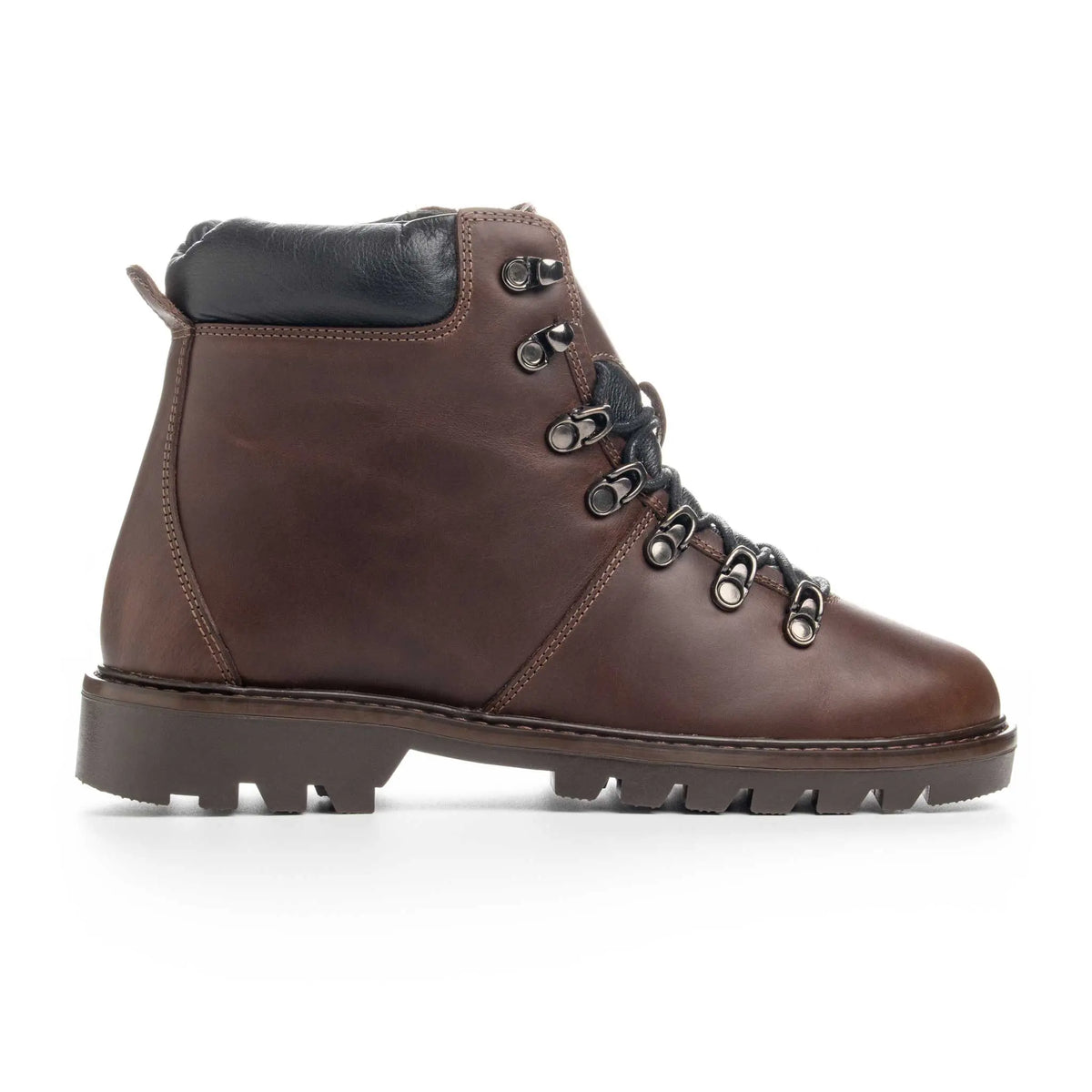 Bota Denver Café de Cuero para Hombre - BLACK BISON