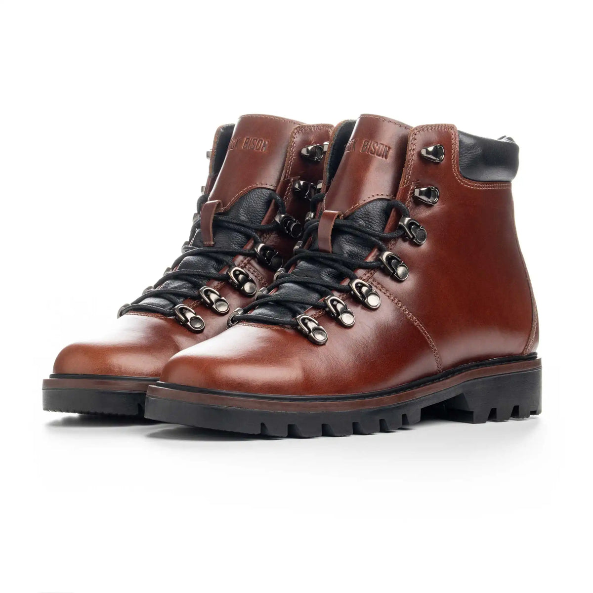 Bota Denver Coñac de Cuero para Hombre - BLACK BISON