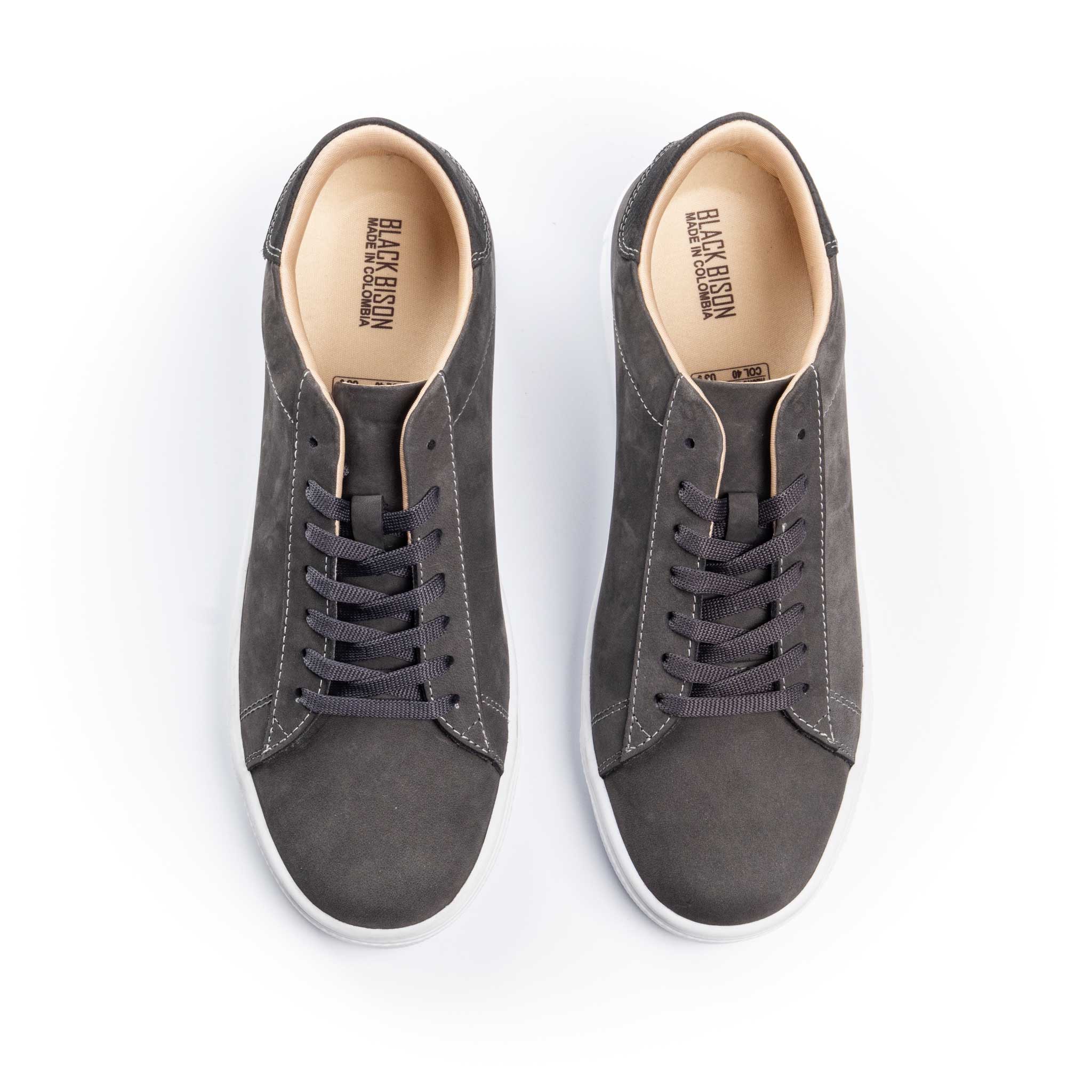 Nobuck Gris- Galleta 1786 - BLACK BISON