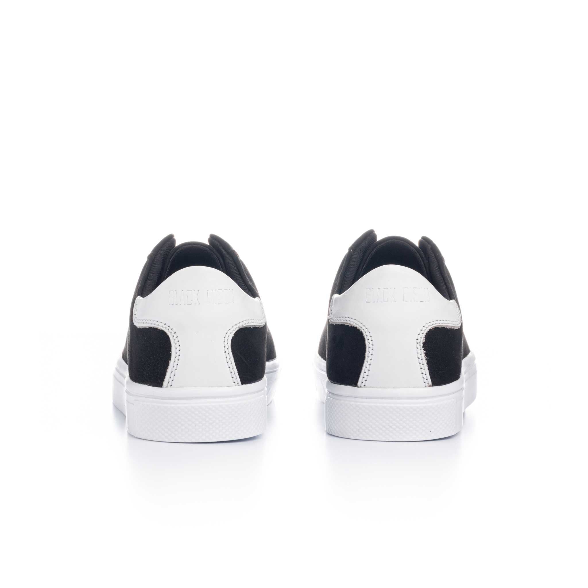 Nobuck Caspio Negro - Blanco 1786 - BLACK BISON