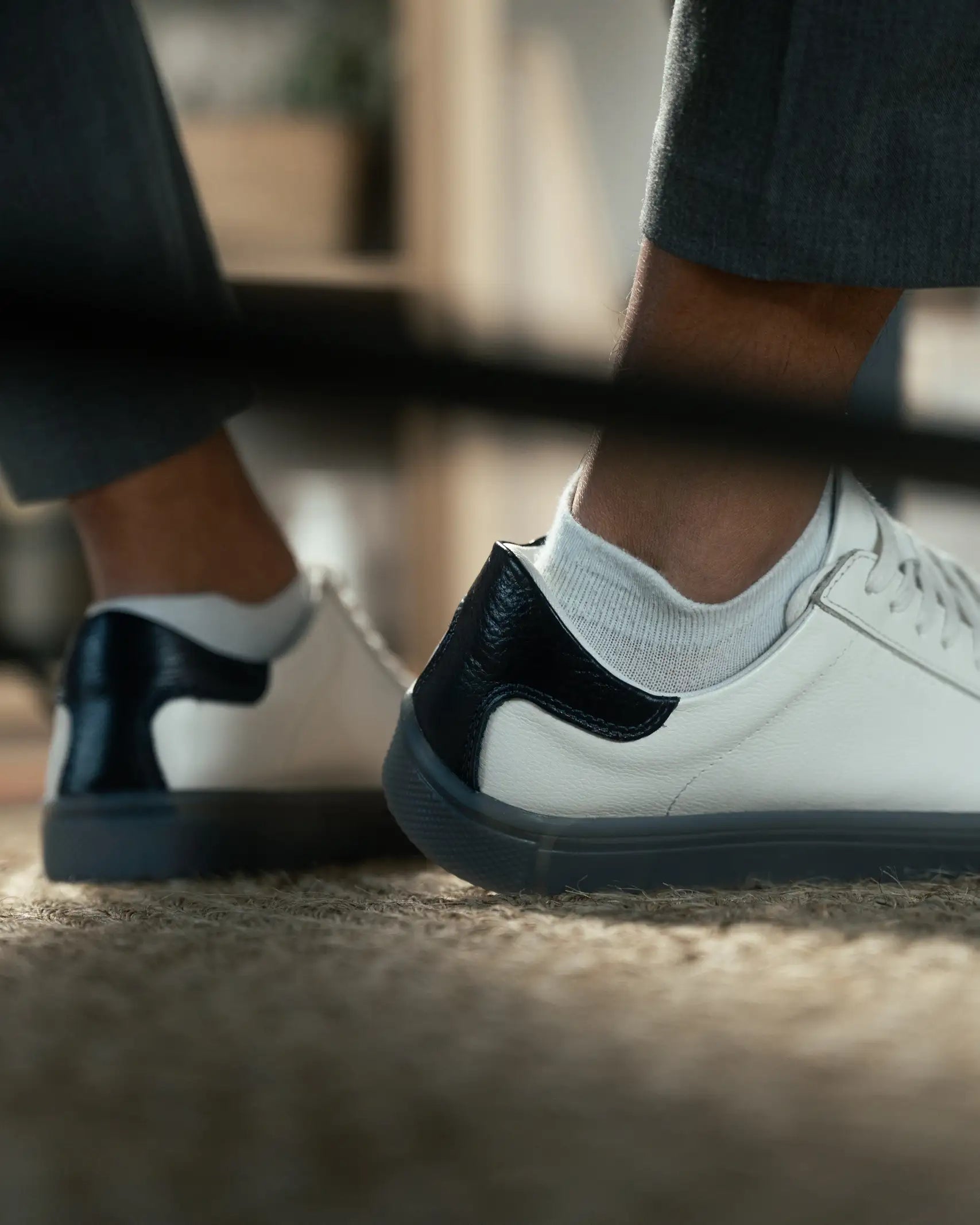Monza Blanco - Azul - BLACK BISON