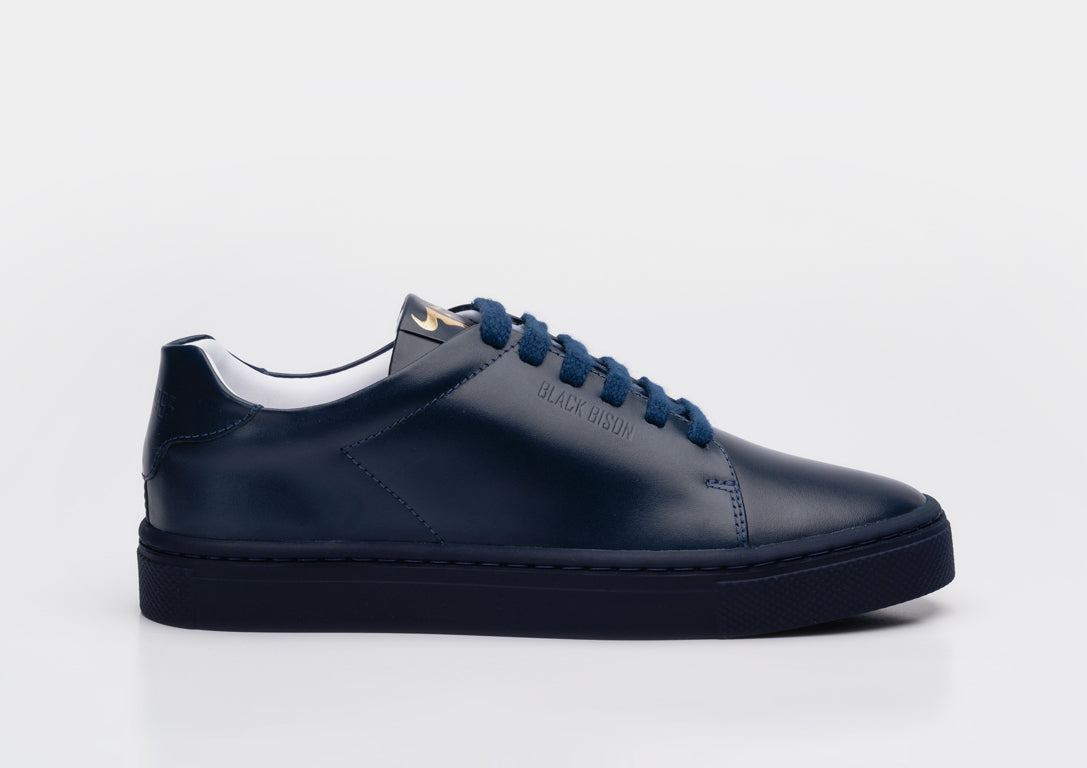 Calzado Tenis Cuero Mujer Colombia Cuero Azul Oscuro