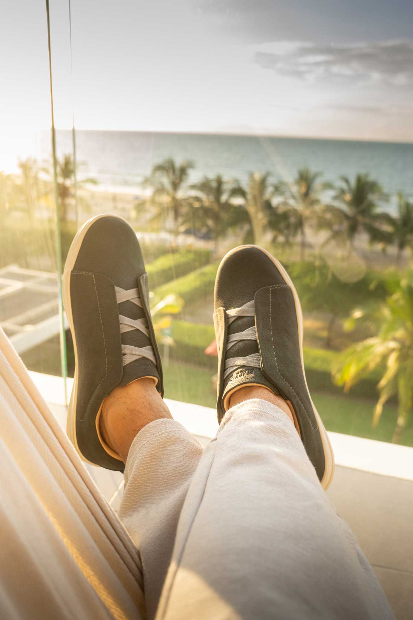 Cuero Nobuck Gris Asfalto