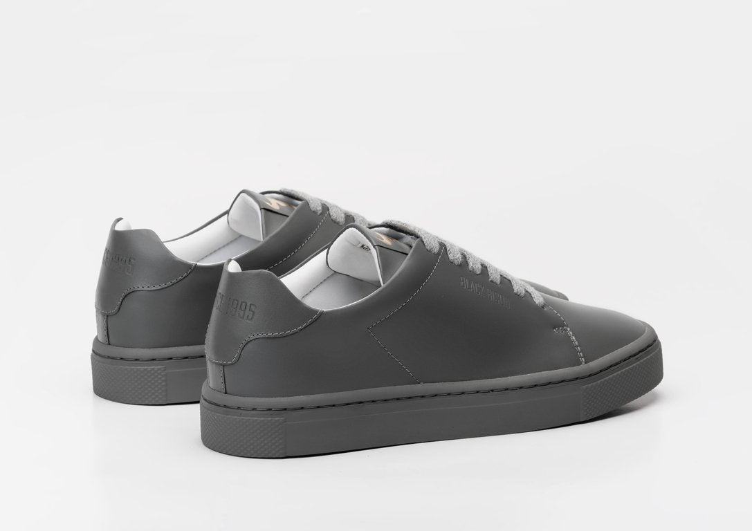 Sneakers black bison gris oscuro diagonal talon